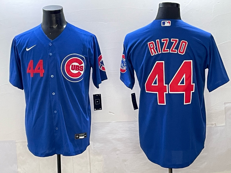 Men Chicago Cubs #44 Rizzo blue Nike MLB 2025 jersey 001->chicago cubs->MLB Jersey